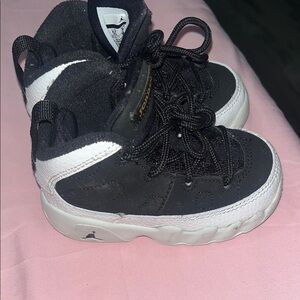 Kids Jordan number 9 sneakers